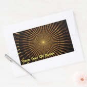 Sticker Rectangulaire Pulsar (Enveloppe)