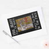 Sticker Rectangulaire Punch the Devil in the Face ! (Enveloppe)