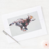 Sticker Rectangulaire Pup de loup (Enveloppe)