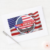 Sticker Rectangulaire Pure Américain (Enveloppe)