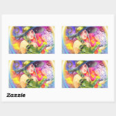 Sticker Rectangulaire Pure magie (Feuille)