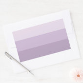 Sticker Rectangulaire Purple Ombre rayé (Enveloppe)