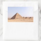 Sticker Rectangulaire Pyramides d'Égypte (Sac)