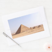 Sticker Rectangulaire Pyramides d'Égypte (Enveloppe)