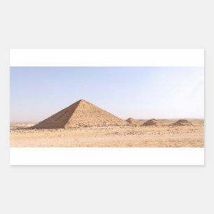 Sticker Rectangulaire Pyramides d'Égypte