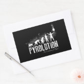 Sticker Rectangulaire Pyrolution - l'évolution de Pyros (Enveloppe)