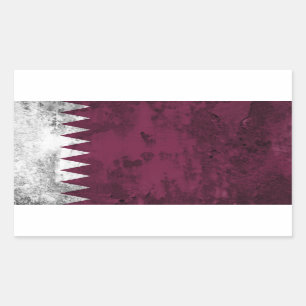 Sticker Rectangulaire Qatar
