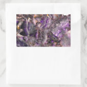 Sticker Rectangulaire quartz mauve, pierre de taille en granit mauve (Sac)