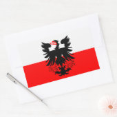 Sticker Rectangulaire QUATRE Drapeaux de Deventer (Enveloppe)