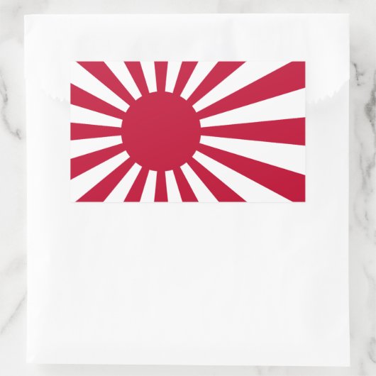 Sticker Rectangulaire QUATRE navires impériaux japonais (Sac)