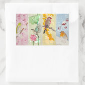 Sticker Rectangulaire Quatre saisons (Sac)