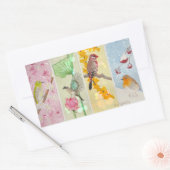 Sticker Rectangulaire Quatre saisons (Enveloppe)