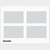 Sticker Rectangulaire Quatrefoil Lattice Trellis (Feuille)