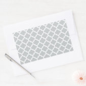 Sticker Rectangulaire Quatrefoil Lattice Trellis (Enveloppe)