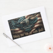 Sticker Rectangulaire Que le 4 mai soit avec toi Aigle (Enveloppe)