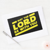 Sticker Rectangulaire Que l'Éternel soit avec toi (Enveloppe)