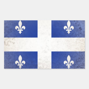 Sticker Rectangulaire Québec