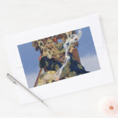 Sticker Rectangulaire Queen Maeve Warrior Princess Imaginaire Art (Enveloppe)