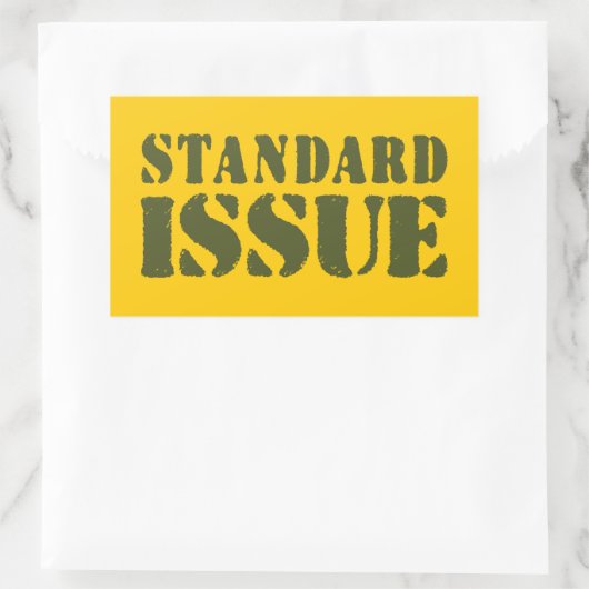 STICKER RECTANGULAIRE QUESTION STANDARD (Sac)