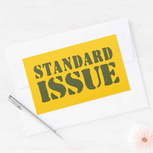 STICKER RECTANGULAIRE QUESTION STANDARD (Enveloppe)