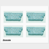Sticker Rectangulaire Questions rhétoriques Grammaire amusante (Feuille)