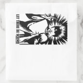 Sticker Rectangulaire Qu'il y ait la science (Sac)