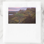 Sticker Rectangulaire Quirak paysage de lever du soleil sur Skye (Sac)