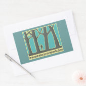 Sticker Rectangulaire Quota de John Muir (Enveloppe)