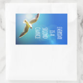 Sticker Rectangulaire Quotidienne Deuxième Chance Seagull Inspiration Ci (Sac)