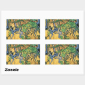 Sticker Rectangulaire Racines et troncs d'arbre par Vincent van Gogh (Feuille)