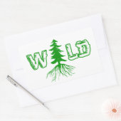 Sticker Rectangulaire Racines sauvages en plein air (Enveloppe)