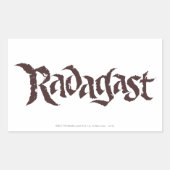 Sticker Rectangulaire RADAGAST™ Nom solide (Devant)