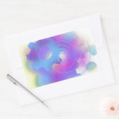 Sticker Rectangulaire Radicalement Augmenté Abstrait (Enveloppe)