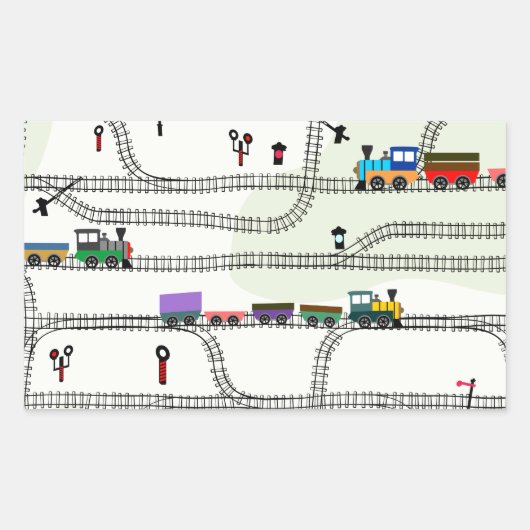 Sticker Rectangulaire Railway (homonymie) (Devant)