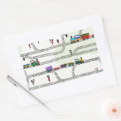 Sticker Rectangulaire Railway (homonymie) (Enveloppe)