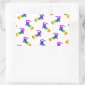 Sticker Rectangulaire Rainbow Salamander (Sac)