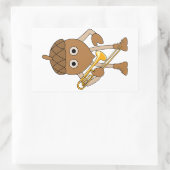 Sticker Rectangulaire Rainure trombone (Sac)