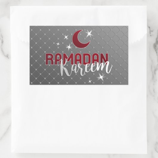 Sticker Rectangulaire Ramadan (Sac)