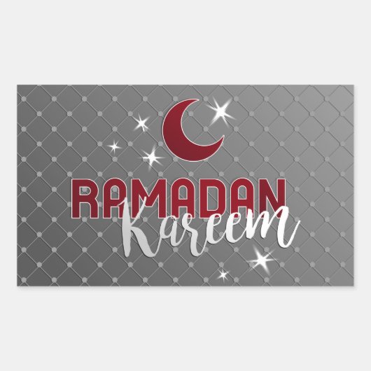 Sticker Rectangulaire Ramadan (Devant)