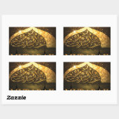 Sticker Rectangulaire Ramadan Al Adha and Fiter (Feuille)