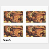 Sticker Rectangulaire Ramparts de la Maison de Dieu, Angel de John Strud (Feuille)