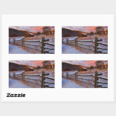 Sticker Rectangulaire Ranch (Feuille)