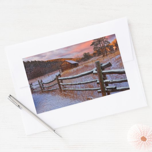 Sticker Rectangulaire Ranch (Enveloppe)