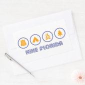 Sticker Rectangulaire Randonnée en Floride (Enveloppe)