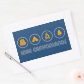 Sticker Rectangulaire Randonnée Parc national des Canyonlands (Enveloppe)