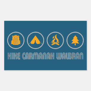 Sticker Rectangulaire Randonnée Parc provincial Carmanah Walbran