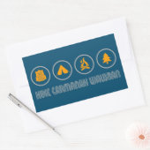 Sticker Rectangulaire Randonnée Parc provincial Carmanah Walbran (Enveloppe)