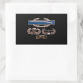 Sticker Rectangulaire Ranger d'attaque aérienne aéroporté de la BCI (Sac)