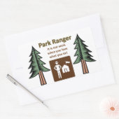 Sticker Rectangulaire Ranger Park (Enveloppe)