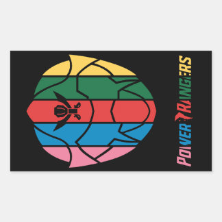 STICKER RECTANGULAIRE RANGERS DE PUISSANCE